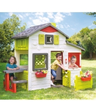 Imagine Casuta pentru copii Friends Playhouse Neo cu gradina