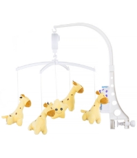 Imagine Carusel muzical pentru patut Sweet Giraffes