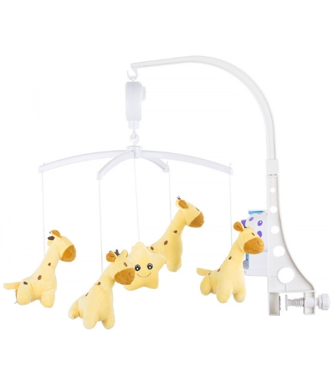 Imagine Carusel muzical pentru patut Sweet Giraffes