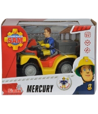 Imagine ATV Fireman Sam, Sam Mercury Quad cu figurina Sam si accesorii