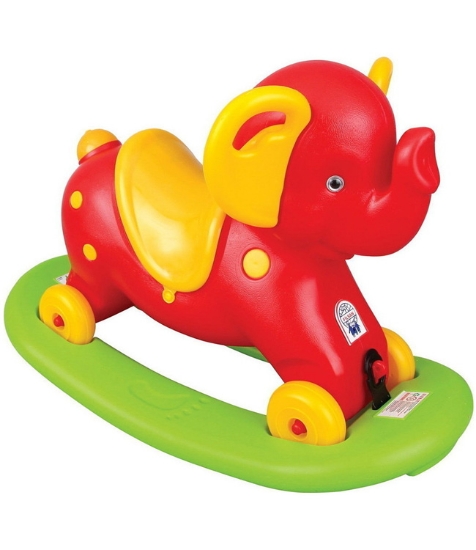 Imagine Balansoar pentru copii Elephant red