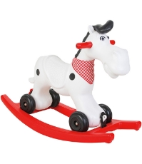 Imagine Balansoar pentru copii Cute Horse white