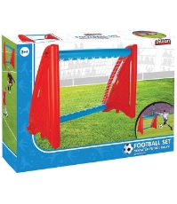 Imagine Poarta de fotbal pentru copii Miniature Soccer Goal red