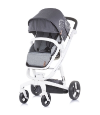 Imagine Carucior Electra 3 in 1 silver cu cadru alb