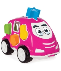 Imagine Jucarie cu sortator Car pink