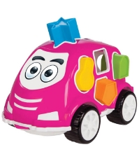 Imagine Jucarie cu sortator Car pink