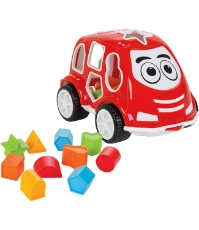 Imagine Jucarie cu sortator Car red