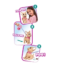 Imagine Jucarie Caine Chi Chi Love Poo Puppy cu accesorii