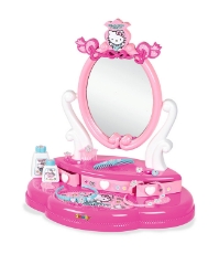 Imagine Jucarie Masuta de machiaj Hello Kitty Hairdresser 2 in 1