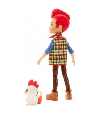 Imagine Papusa Enchantimals Redward Rooster cu figurina Cluck
