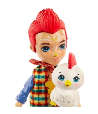 Imagine Papusa Enchantimals Redward Rooster cu figurina Cluck
