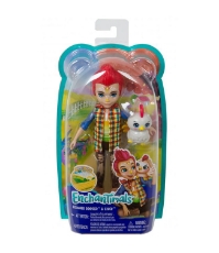 Imagine Papusa Enchantimals Redward Rooster cu figurina Cluck