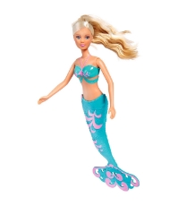 Imagine Set Steffi Love Mermaid Friends papusa 29 cm, papusa 12 cm, delfin si accesorii