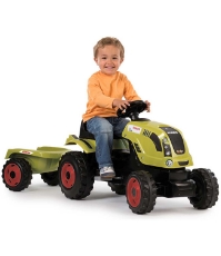 Imagine Tractor cu pedale si remorca Claas Farmer XL