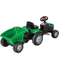 Imagine Tractor cu pedale si remorca Active with Trailer 07-316 green