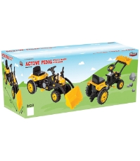 Imagine Tractor cu pedale Active with Loader 07-315 yellow