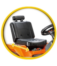 Imagine Tractor cu pedale Super Excavator 07-297 orange