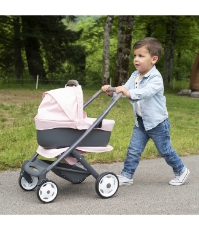 Imagine Carucior pentru papusi Quinny Combi 3 in 1 pink