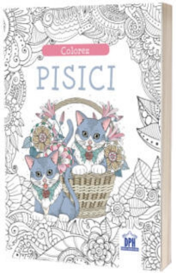 Imagine Colorez pisici - carte de colorat