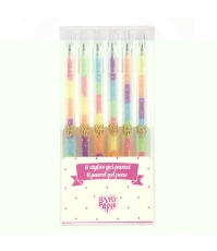 Imagine Set fluo roll-gel, 6 culori combinate