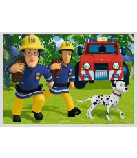 Imagine Puzzle Trefl 10 in 1 Pompierul Sam - Salvarile Pompierului Sam