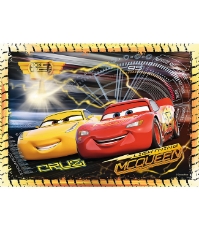 Imagine Puzzle 4 in 1 Cars - pe Locuri, Fiti Fata, Start