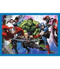 Imagine Puzzle Trefl 4 in 1 Avengers - Razbunatorii Curajosi