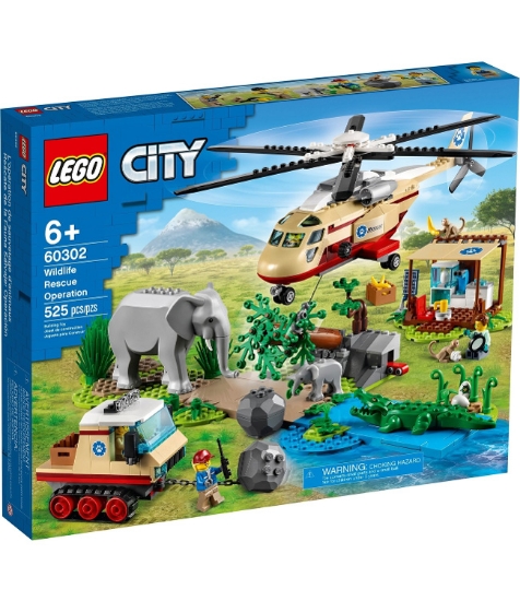 Imagine Lego City Operatiune de salvare a animalelor salbatice 60302