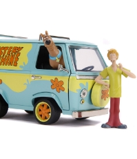 Imagine Scooby Doo Mystery Van set format din dubita metalica scara 1:24 si 2 figurine Scooby Doo si Shaggy