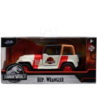 Imagine Jurassik Park masinuta metalica Jeep Wrangler scara 1:32