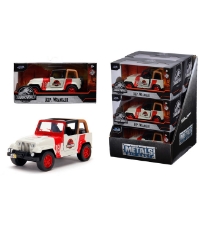 Imagine Jurassik Park masinuta metalica Jeep Wrangler scara 1:32