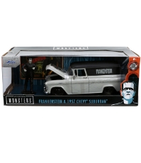 Imagine Set masinuta 1957 Chevy Suburban si figurina Frankenstein