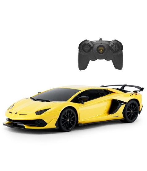 Imagine Masina cu telecomanda Lamborghini galben cu scara 1 la 24