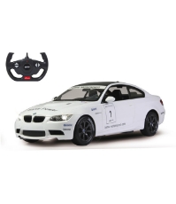 Imagine Masina cu telecomanda BMW M3 alb cu scara 1 la 14
