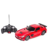 Imagine Masina cu telecomanda Mercedes-Benz SLS  AMG rosu cu scara 1 la 18