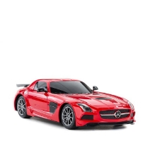 Imagine Masina cu telecomanda Mercedes-Benz SLS  AMG rosu cu scara 1 la 18
