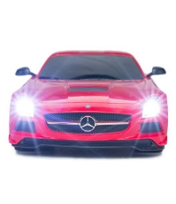 Imagine Masina cu telecomanda Mercedes-Benz SLS  AMG rosu cu scara 1 la 18