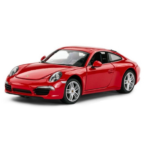 Imagine Masinuta metalica Porsche 911 rosu scara 1 la 24