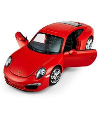 Imagine Masinuta metalica Porsche 911 rosu scara 1 la 24