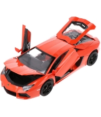 Imagine Masinuta metalica Lamborghini Aventador Lp700 portocaliu scara 1 la 18