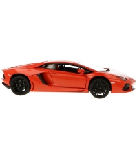 Imagine Masinuta metalica Lamborghini Aventador Lp700 portocaliu scara 1 la 18