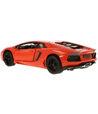 Imagine Masinuta metalica Lamborghini Aventador Lp700 portocaliu scara 1 la 18