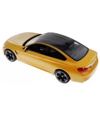 Imagine Masina cu telecomanda BMW M4 galben cu scara 1 la 14