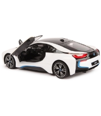 Imagine Masina cu telecomanda BMW I8 alb scara 1 la 14