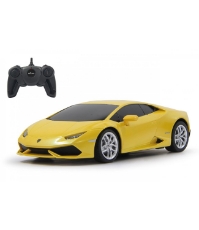 Imagine Masina cu telecomanda Lamborghini Huracan Lp610-4 galben cu scara 1 la 24