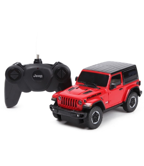 Imagine Masina cu telecomanda Jeep Wrangler JL rosu scara 1 la 24