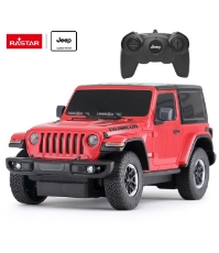 Imagine Masina cu telecomanda Jeep Wrangler JL rosu scara 1 la 24