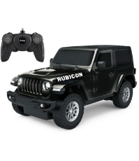 Imagine Masina cu telecomanda Jeep Wrangler Jl negru scara 1 la 24