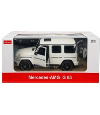 Imagine Masina cu telecomanda Mercedes-Benz G63 alb scara 1 la 14