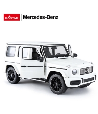Imagine Masina cu telecomanda Mercedes-Benz G63 alb scara 1 la 14